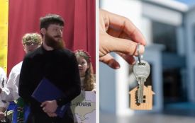 Сертифікат на квартиру отримав в День Соборності військовий Марк Ліщинський