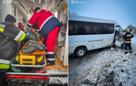 Мікроавтобус та легківка потрапили в аварію неподалік Бучача: є потерпілі