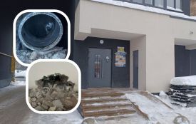 У елітній новобудові на Торговиці замерзли вода і каналізація. Хто має вирішити проблему