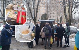 Мороз не перешкода: м'ясо, яйця, липу купують на сільськогосподарському ярмарку на Східному