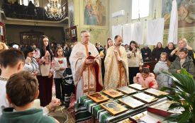У Великій Березовиці освятили ікони, які написали місцеві мешканці