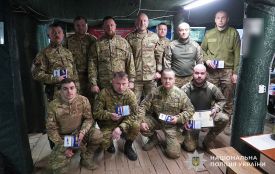 Бійці стрілецького батальйону поліції Тернопільщини отримали відзнаки Президента за оборону України