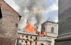 У центрі Львова приліт дронів у житлові будинки