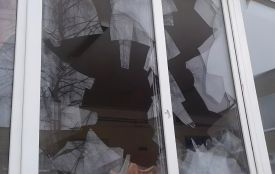 У Тернополі вибуховою хвилею вибило вікна в педіатричному відділені лікарні