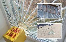 Наслідки ворожої атаки на Тернопіль: десятки вибитих вікон у лікарні та пошкоджений балкон