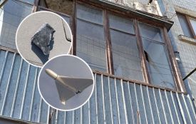 «Був свист — і бах, осколок такий як кулак»: репортаж із місця удару дроном у Тернополі