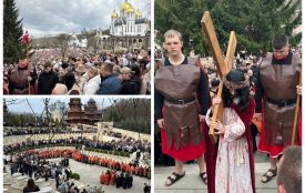 У Зарваниці відбулася велелюдна Хресна дорога за справедливий мир в Україні