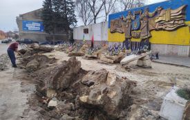 У Бережанах облаштовують меморіал загиблим Героям