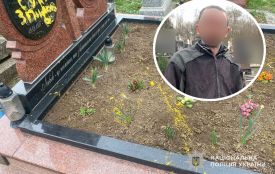 Помста після смерті: у Заліщиках затримали чоловіка за наругу над могилою