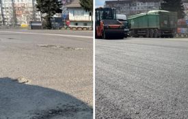 Як відремонтували дорогу М-19 неподалік Тернополя: фото до та після
