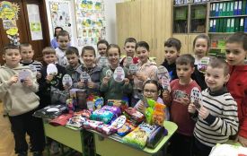 Великоднє тепло для захисників: учні школи №18 провели благодійну акцію на підтримку ЗСУ