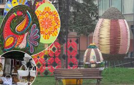 Центр Чорткова задекорували перед святами. Містяни — ярмаркують