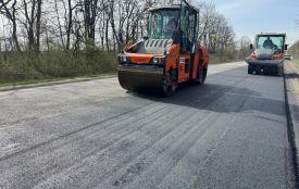 Розпочали ремонт дороги  М-19 на відрізку від колишнього Збаразького району до обʼїзної  Кременця
