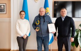 Золоте серце: тернопільський волонтер Юрій Кулик отримав почесну нагороду