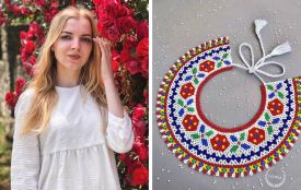 У бісеринках — цілий світ: як тернополянка Діана Шрамов’ят відроджує традиційні прикраси