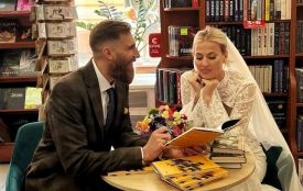 Павло Вишебаба одружився: після весілля завітав до книгарні в Тернополі