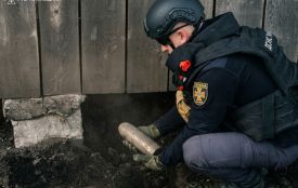 У с. Чистилів на власному подвір'ї господар натрапив на артснаряд