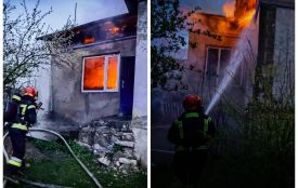 Горіли житловий будинок на Бережанщині та гараж в Збаражі