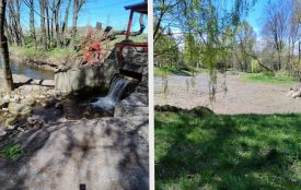 У парку «Сопільче» обмілів ставок і зупинився млин: що відбувається