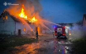 Пожежа в Чортківському районі: полум’я знищило цех та готову продукцію