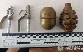 Бойові гранати  вилучили в чоловіка з Шумщини. Перевіряють ймовірне залишення військової частини