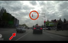 На Будного водій ВАЗ проігнорував червоне світло та отримав постанову