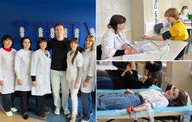 У пам'ять про викладача Володимира Брославського  в педагогічному університеті організували донацію крові