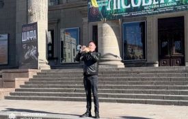 Трубачі щоранку виконують мелодію «Шана» у центрі Тернополя