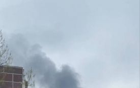 Після вибухів у Тернополі пожежа. Радять зачинити вікна