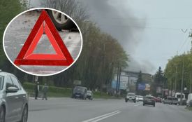 Через ліквідацію наслідків атаки змінили рух транспорту