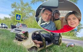 В аварії постраждало подружжя з 9-річним сином. Родичі розповіли про їхній стан і версію подій