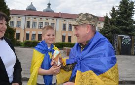 Наші вдома: у Збаразькій громаді зустріли Героїв, які повернулись з ворожого полону