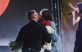 Тернопільський музикант освідчився коханій під час концерту Дорофеєвої