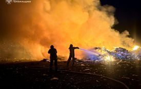 Рятувальники загасили пожежі у двох районах Тернопільщини