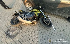 В аварії на Поліській травмувався мотоцикліст