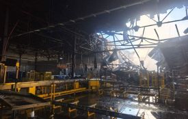 Росіяни вдарили по сортувальному хабі Укрпошти в Харкові