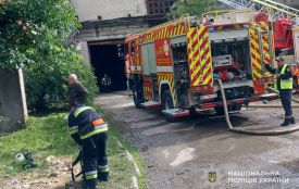 У пожежі на Текстильній постраждав працівник підприємства