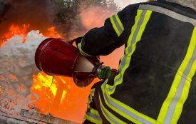 Масштабні пожежі сміттєзвалищ ліквідували рятувальники на Тернопільщині