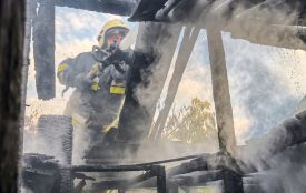 На Володимира Великого згорів закинутий дачний будиночок