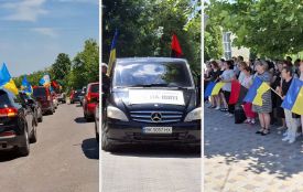 Понад 50 авто у колоні «На щиті»: Тернопільщина проводжає в останню путь чотирьох воїнів