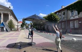 У Тернополі встановили освіжаючі парасольки: де та коли вони працюватимуть