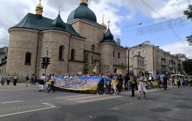 Хода та акція на підтримку військовополонених і зниклих безвісти пройшли у Тернополі