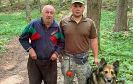 На Тернопільщині службовий собака розшукав у лісі безвісти зниклого чоловіка