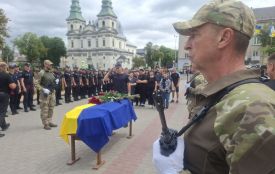 Назавжди у строю… Тернопіль прощається з поліцейським Іваном Нагайовським, який загинув на Донеччині