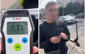На Замотастирській зупинили нетверезого водія електросамоката
