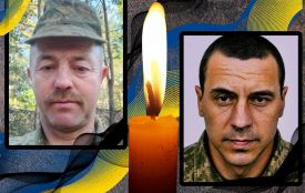 Почаївська громада прощається з Героями Миколою Притулою та Сергієм Андрійком