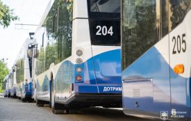До Тернополя прибули всі 17 нових тролейбусів
