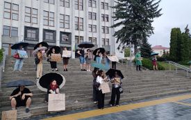 Мітинги на підтримку Михайла Федорова у Тернополі тривають 23-ій день