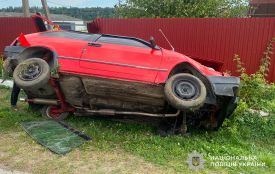 У Скоморохах п'яний водій вчинив ДТП під час втечі від патрульних