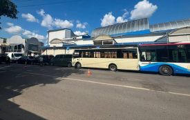 Масштабна ДТП біля Центрального ринку: зіткнулися вісім транспортних засобів